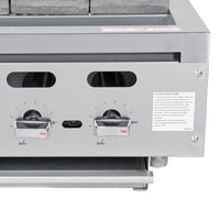 Vulcan - 36" Medium-Duty Radiant Charbroiler with 6 Burners, 102,000 BTU - VACB36