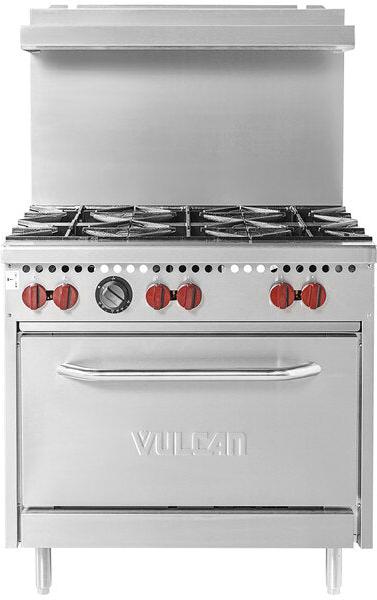 Vulcan - 36" Natural Gas Restaurant Range with 6 Burners with Standard Oven - SX36-6BN - DISCONTINUED