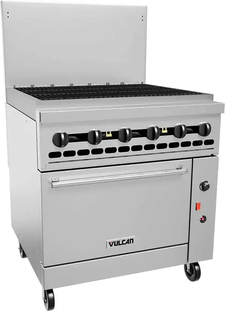 Vulcan - 36" Range with Convection Oven, 36" Charbroiler - Natural Gas - 36C-36CBN