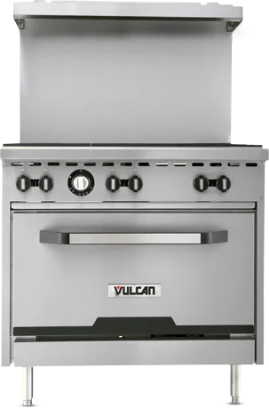 Vulcan - 36" Value Series Gas Range with 6 Burners, Standard Oven - SX36-6B