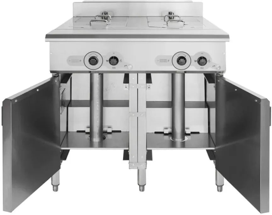 Vulcan - 36" Wide / Double Tank Versatile Chef Station Multifuntional Cooker - VCS36D