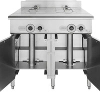 Vulcan - 36" Wide / Double Tank Versatile Chef Station Multifuntional Cooker - VCS36D