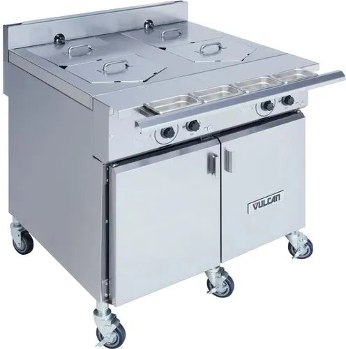 Vulcan - 36" Wide / Double Tank Versatile Chef Station Multifuntional Cooker - VCS36D