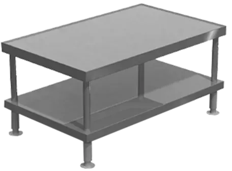 Vulcan - 36" Wide Equipment Stand on Flanged Feet - STAND/F-VCCB36
