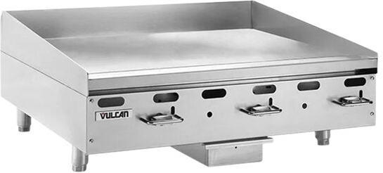 Vulcan - 36" x 24" Deep Manual-Control Gas Griddle, Natural Gas - VMG36-101