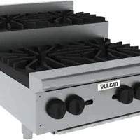 Vulcan - 4 Burners Step Up Countertop Gas Hotplate / Range with Manual Controls - VHP424U