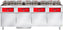 Vulcan - 4-Tank 200 lb Total Capacity Electric Floor Fryer, Digital Controls, KleenScreen Filtration - 4ER50DF