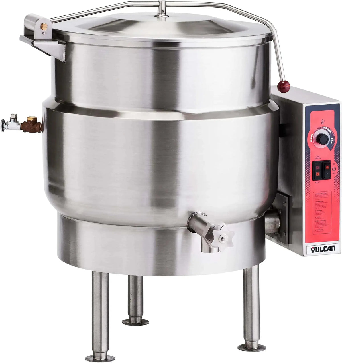 Vulcan - 40 Gallon Stationary 2/3 Jacketed Electric Kettle (K Series) - K40EL