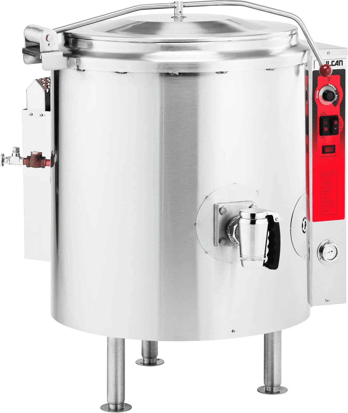 Vulcan - 40 Gallon Stationary 2/3 Jacketed Gas Kettle (K Series) - K40GL