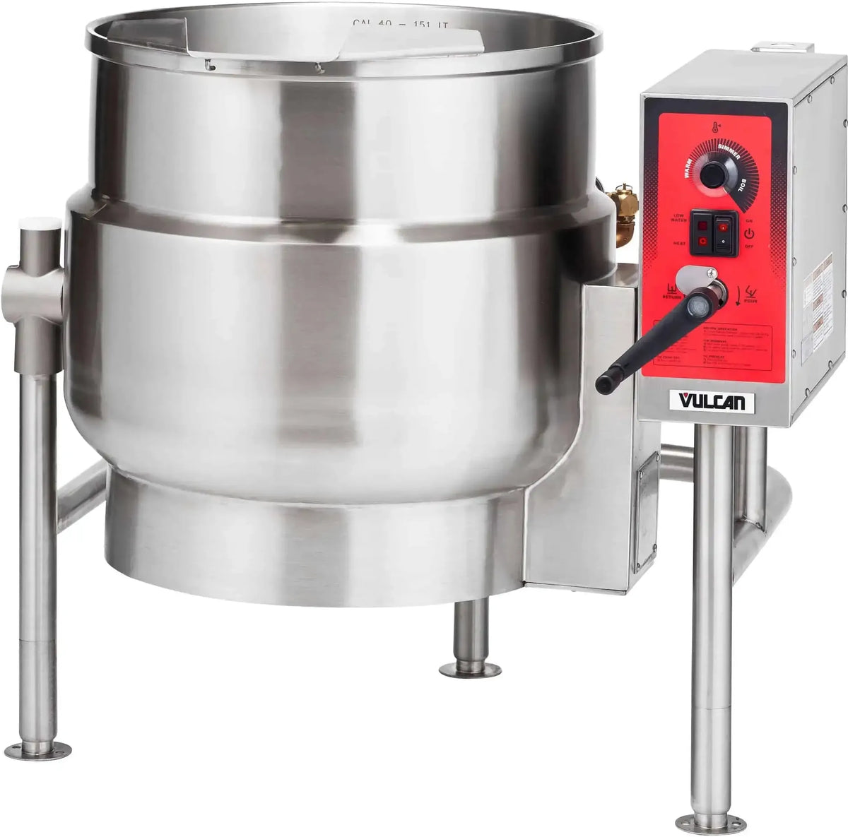 Vulcan - 40 Gallon Tilting 2/3 Jacketed Electric Kettle (K Series) - K40ELT