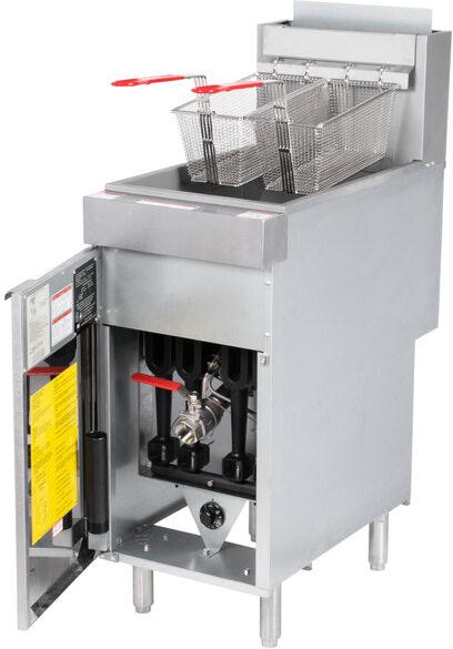 Vulcan - 45-50 lb Capacity Gas Floor Fryer 120,000 BTU - LG400
