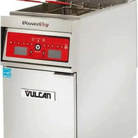 Vulcan - 45-50 lb Capacity Gas Floor Fryer, Computer Controls, No Filtration System - 1VK45C