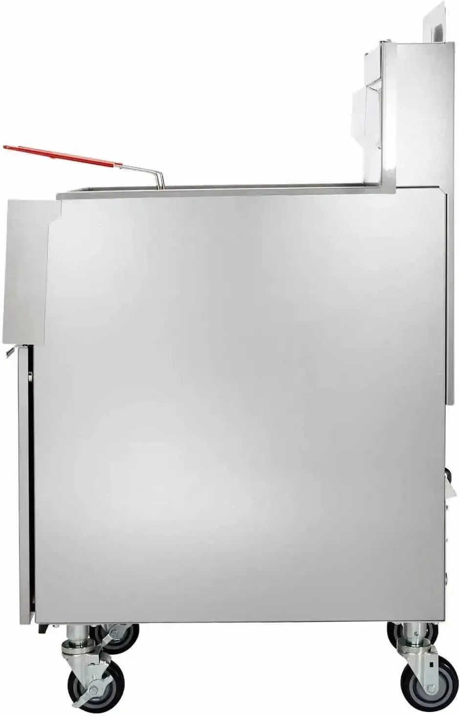 Vulcan - 45-50 lb Capacity Gas Floor Fryer, Computer Controls, No Filtration System - 1VK45C