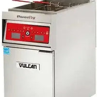 Vulcan - 45-50 lb Capacity Natural Gas Floor Fryer, Digital Controls, KleenScreen Filtration - 1TR45DF