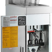 Vulcan - 45-50 lb Oil Capacity Natural Gas Floor Fryer 85,000 BTU - 1VEG50M
