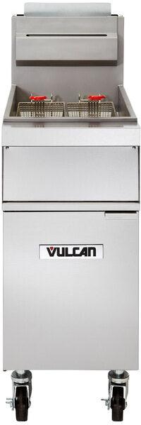 Vulcan - 45-50 lbs Capacity Natural Gas Floor Fryer, 120,000 BTU - 1GR45M