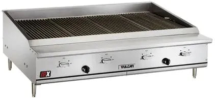 Vulcan - 47.38" Gas Countertop Standard Duty Infrared Charbroiler with Manual Control - VTEC48