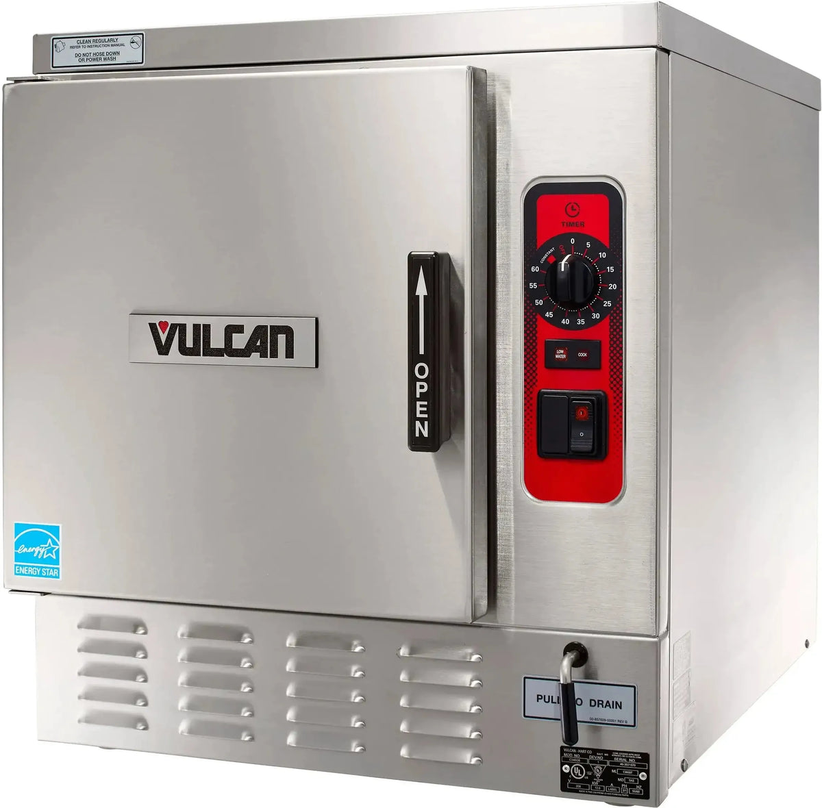 Vulcan - 5 Pan Electric Boilerless/connectionless Steamer (C24EO Series) - C24EO5