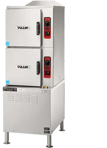 Vulcan - 6-Pan Electric Floor Convection Steamer, Basic Controls - C24ET6