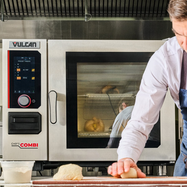 Vulcan - 6 Pan Full Size Electric Combi Oven, 208V - CHEF-62E