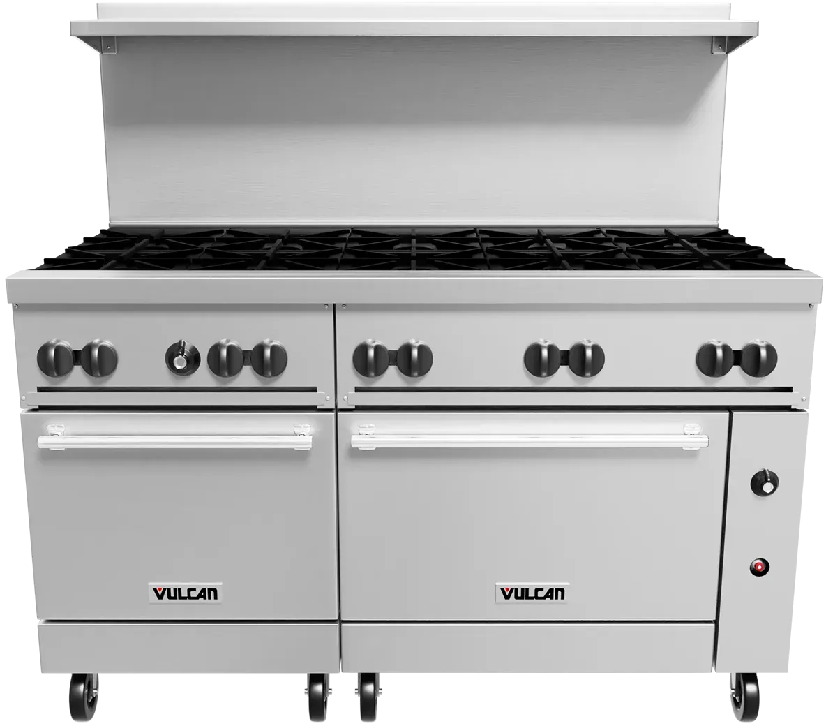 Vulcan - 60" Endurance LP Gas Range with 10 Burners, Convection Oven - 60SC-10BP