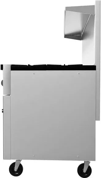 Vulcan - 60" Gas Restaurant Range with 10 Burners and 2 Standard Ovens - 60SS-10B