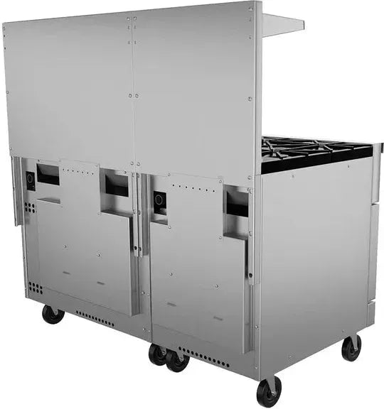 Vulcan - 60" Gas Restaurant Range with 10 Burners and 2 Standard Ovens - 60SS-10B