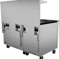 Vulcan - 60" Gas Restaurant Range with 10 Burners and 2 Standard Ovens - 60SS-10B
