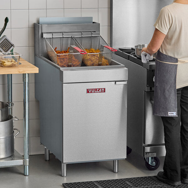 Vulcan - 65-70 lb Capacity Gas Floor Fryer 150,000 BTU - LG500 - ETA 4 Weeks