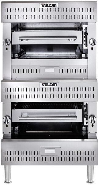 Vulcan - 8 Burners Double Deck Upright Infrared Broiler - VIR2