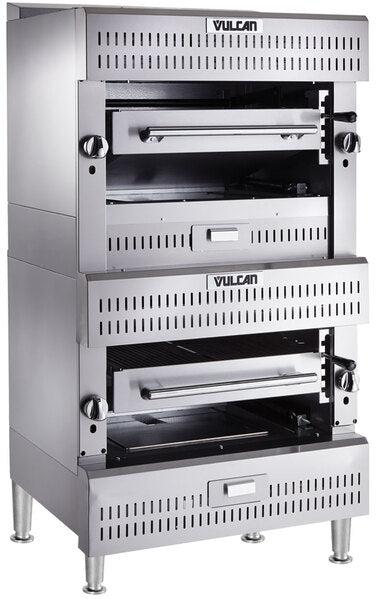 Vulcan - 8 Burners Double Deck Upright Infrared Broiler - VIR2