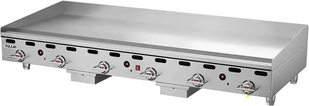 Vulcan - 72" Countertop Gas Griddle with Thermostatic Controls - 972RX