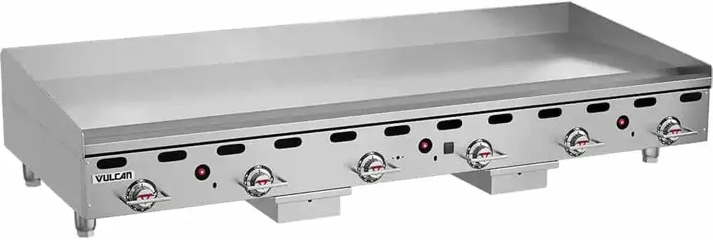 Vulcan - 72" Countertop Gas Griddle with Thermostatic Controls - MSA72