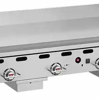 Vulcan - 72" Countertop Gas Griddle with Thermostatic Controls - MSA72