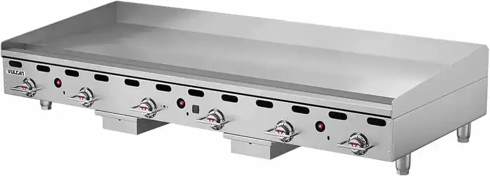 Vulcan - 72" Countertop Gas Griddle with Thermostatic Controls - MSA72