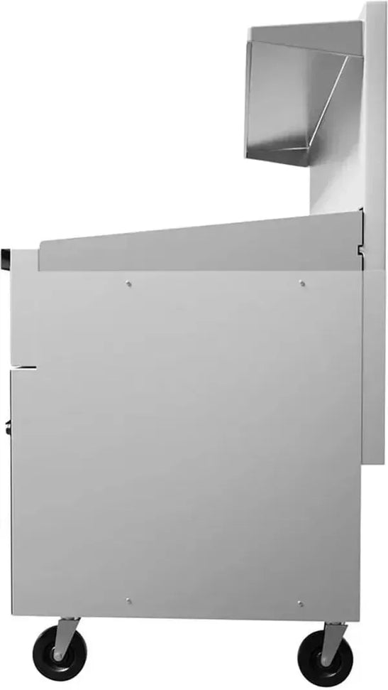 Vulcan - 72" Endurance Natural Gas Range with 6 Burners, 36" Thermostatic Griddle - 72RS-6B36GTN