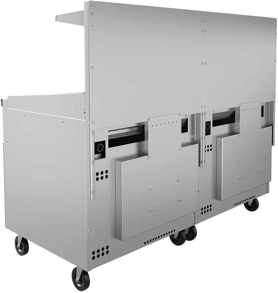 Vulcan - 72" Endurance Natural Gas Range with 6 Burners, 36" Thermostatic Griddle - 72RS-6B36GTN