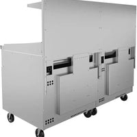 Vulcan - 72" Endurance Natural Gas Range with 6 Burners, 36" Thermostatic Griddle - 72RS-6B36GTN