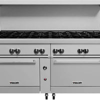 Vulcan - 72" Endurance Range-12 Burners with Standard with REFRIGERATED Base - Liquid Propane - 72RS-12BP