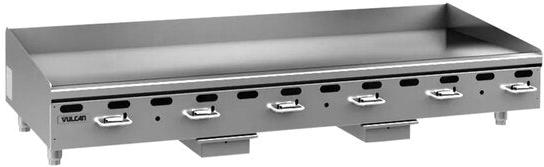 Vulcan - 72" x 24" Deep Manual-Control Gas Griddle, Liquid Propane - VMG72-102