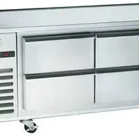 Vulcan - Achiever 84" 4 Drawer Refrigerated Chef Base with Marine Edge Top - ARS84