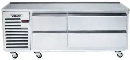 Vulcan - Achiever 84" 4 Drawer Refrigerated Chef Base with Marine Edge Top - ARS84