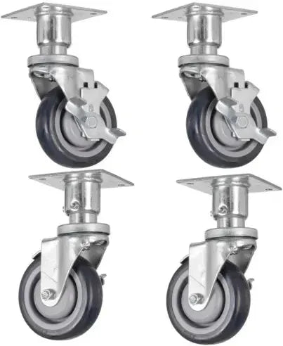 Vulcan - Casters - Adjustable SET OF (4) - 2 Locking, 2 Non-locking - LG300, LG400, LG500 - CASTERS PLTMNT