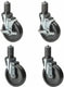 Vulcan - Casters With TWO Locking Wheels for USE With Stand-abc/ss - ABC-CAST