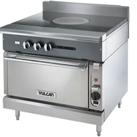 Vulcan - Commercial Range, 36" Wide with 36" French Top and Convection Oven - V1FT36C