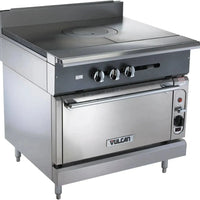 Vulcan - Commercial Range, 36" Wide with 36" French Top and Standard Oven - V1FT36S