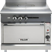 Vulcan - Commercial Range, 36" Wide with 36" French Top and Standard Oven - V1FT36S