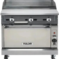 Vulcan - Commercial Range, 36" Wide with 36" Thermostatic Griddle with Modular Base - VGMT36