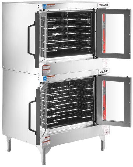 Vulcan - Double Deck Full Size Gas Convection Oven with Solid State Controls, 100,000 BTU - VC44GD