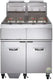 Vulcan - Hart Model 2 85-90 lb. Fryers Gas Floor Fryer with Millivolt T-Stat Controls and KleenScreen - 2GR85MF
